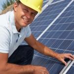 Solar PV panel installer