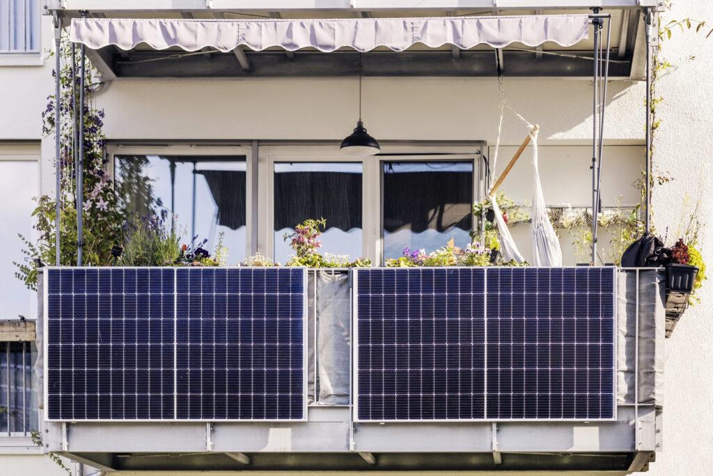 Solar panels on your balcony