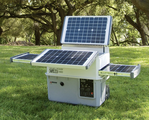 photo of a portable solar generator