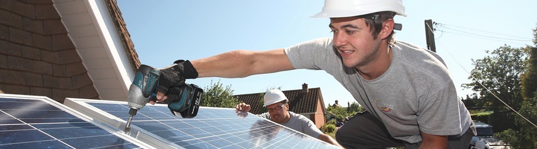 Fitting solar panel on roof